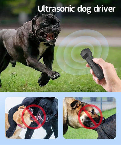 Dispositivo de control ultrasónico antiladridos para mascotas