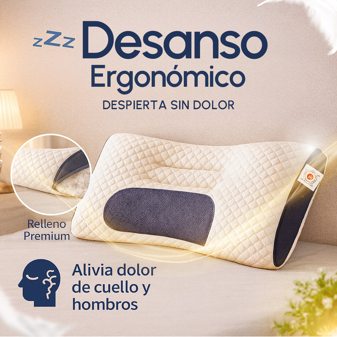 Almohada de punto ergonómica SOMNIA descubre el placer de despertar sin dolores