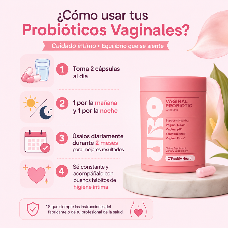 Probióticos Vaginales para el Cuidado Íntimo Femenino