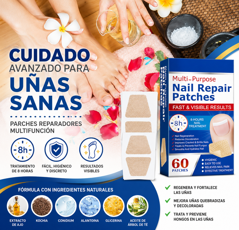 Parches antihongos para uñas (60 unidades)