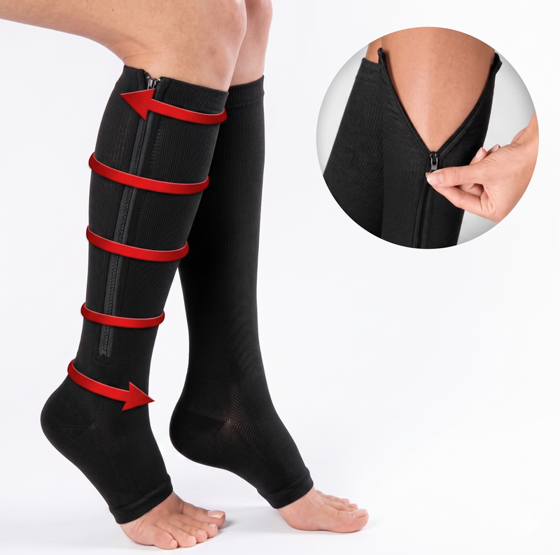 Medias para Varices - ZipRelax - Alivio que se pone en segundos