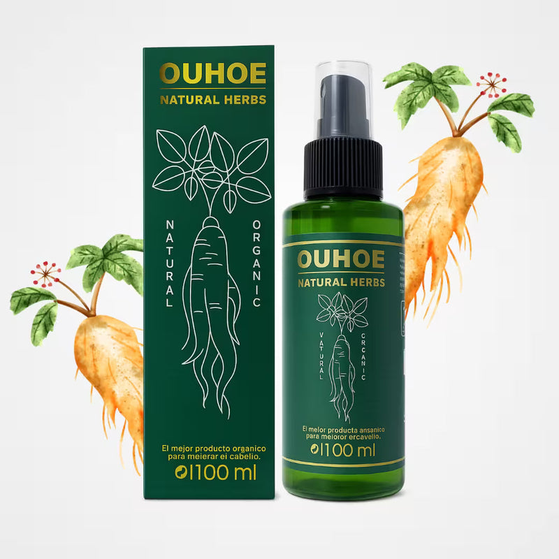 Spray para el Crecimiento del Cabello de Ginseng